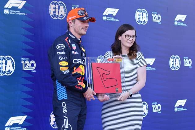 1Max Verstappen (Oracle Red Bull Racing, 01), Pole Position, Sprint Qualifying, AUT, Oesterreich, Formel 1 Weltmeisterschaft, Austrian Grand Prix, 28.06.2024 AUT, Formel 1, Red Bull Ring, Austrian Grand Prix Spielberg Copyright: xEibner-Pressefoto Grafx EP_AGF