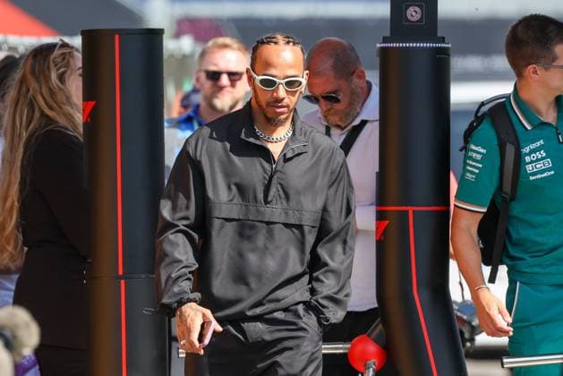 Ankunft am Paddock, Lewis Hamilton (Mercedes-AMG), Sprint, Grosser Preis von Oesterreich, Motorsport, Herren, Formel 1, 29.06.2024 Spielberg Steiermark Oesterreich