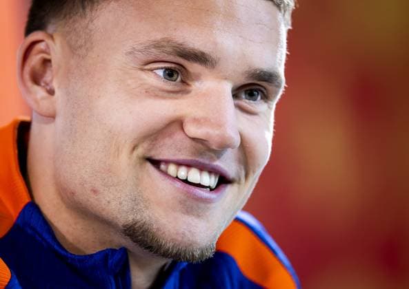 WOLFSBURG - Bart Verbruggen during a media moment of the Dutch national team, Nationalteam in the Volkswagen Arena on June 29, 2024 in Wolfsburg, Germany. The Dutch national team is preparing for the eighth finals at the European Football Championship in Germany against Romania. ANP KOEN VAN WEEL UEFA EURO, EM, Europameisterschaft,Fussball 2024 Germany 2024 xVIxANPxSportx xxANPxIVx 502318992 originalFilename: 502318992.jpg