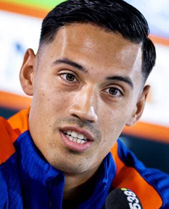 WOLFSBURG - Tijjani Reijnders during a media moment of the Dutch national team, Nationalteam in the Volkswagen Arena on June 29, 2024 in Wolfsburg, Germany. The Dutch national team is preparing for the eighth finals at the European Football Championship in Germany against Romania. ANP KOEN VAN WEEL UEFA EURO, EM, Europameisterschaft,Fussball 2024 Germany 2024 xVIxANPxSportx xxANPxIVx 502319440 originalFilename: 502319440.jpg