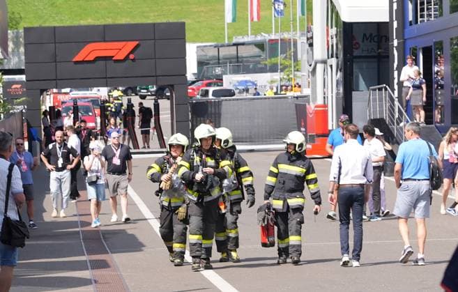 29.06.2024, Red Bull Ring, Spielberg, Formel 1 Großer Preis von Österreich 2024 , im Bild Die Feuerwehr aus Spielberg im Fahrerlager von Spielberg. Defodi-506_20240629_hbr_0251