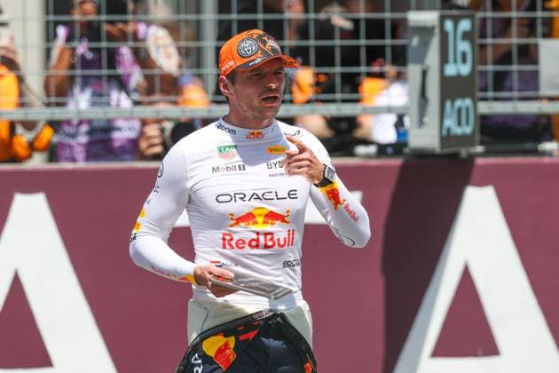 1 Platz im Srprint Rennen, Max Verstappen (Red Bull), Sprint, Grosser Preis von Oesterreich, Motorsport, Herren, Formel 1, 29.06.2024 Spielberg Steiermark Oesterreich