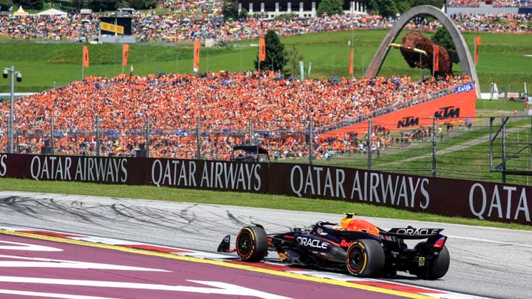 FORMULA 1 - GP of Austria 2024 SPIELBERG,AUSTRIA,29.JUN.24 - MOTORSPORTS, FORMULA 1 - Grand Prix of Austria, Red Bull Ring, sprint race. Image shows Sergio Perez (MEX Red Bull Racing).  GEPAxpictures xMarioxBuehner-Weinrauch
