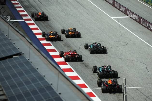 Start Sprint, F1 Grand Prix of Austria at Red Bull Ring on June 29, 2024 in Spielberg, Austria. (Photo by HOCH ZWEI) Spielberg Austria