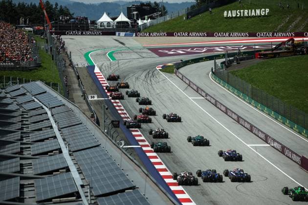 Start Sprint, F1 Grand Prix of Austria at Red Bull Ring on June 29, 2024 in Spielberg, Austria. (Photo by HOCH ZWEI) Spielberg Austria