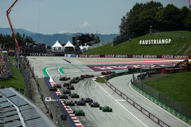 Start Sprint, F1 Grand Prix of Austria at Red Bull Ring on June 29, 2024 in Spielberg, Austria. (Photo by HOCH ZWEI) Spielberg Austria