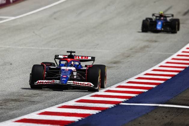 3 Daniel Ricciardo (AUS, Visa Cash App RB Formula One Team), F1 Grand Prix of Austria at Red Bull Ring on June 29, 2024 in Spielberg, Austria. (Photo by HOCH ZWEI) Spielberg Austria