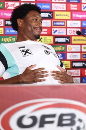 SOCCER - UEFA EURO, EM, Europameisterschaft,Fussball 2024 BERLIN,GERMANY,29.JUN.24 - SOCCER -UEFA EURO 2024, OEFB, Oesterreichischer Fussball-Bund, press conference, PK, Pressekonferenz Image shows David Alaba (AUT). GEPAxpictures xArminxRauthner