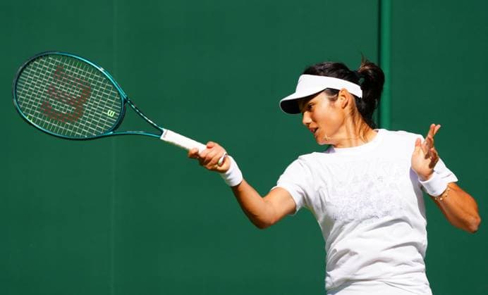 Emma Raducanu practices on Court 18 Wimbledon Tennis Championships, Practice and Previews, The All England Lawn Tennis and Croquet Club, London, UK - 29 Jun 2024  Copyright: xJavierxGarcia Shutterstockx 14560180bf