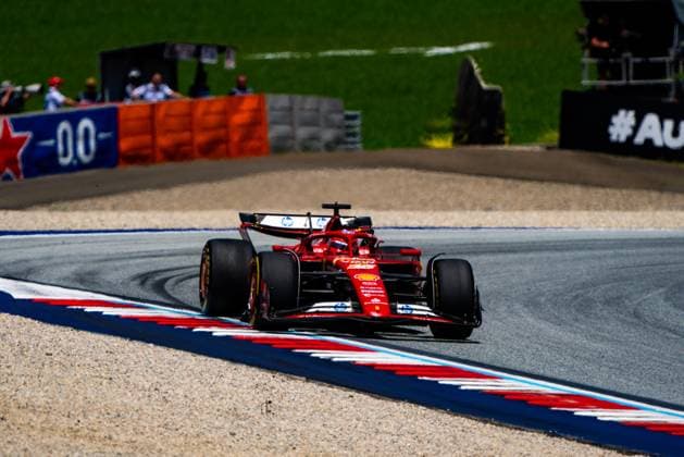 June 29, 2024, Imola, Imola, Italy: Scuderia Ferrari HP s monegasque driver Charles Leclerc competes during the sprint race at the Formula one Austrian Grand Prix Imola Italy - ZUMAm264 20240629_znp_m264_002 Copyright: xLucaxMartinix