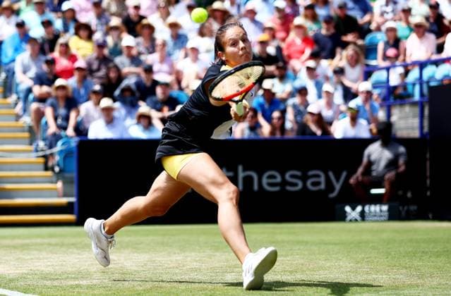 Daria Kasatkina during the Women s Singles Final. Rothesay International Eastbourne, Day 7, Tennis, Devonshire Park, Eastbourne, UK - 29 June 2024  Copyright: xJamesxMarsh Shutterstockx 14555509o