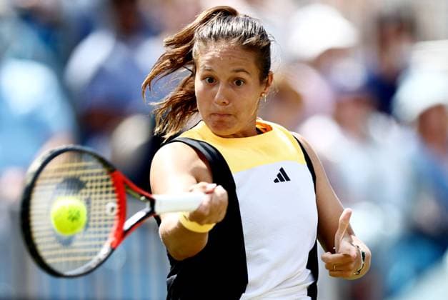 Daria Kasatkina during the Women s Singles Final. Rothesay International Eastbourne, Day 7, Tennis, Devonshire Park, Eastbourne, UK - 29 June 2024  Copyright: xJamesxMarsh Shutterstockx 14555509d