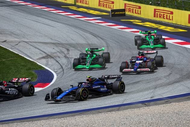 02 SARGEANT Logan (usa), Williams Racing FW46, action during the Formula 1 Qatar Airways Austrian Grand Prix 2024, 11th round of the 2024 Formula One World Championship, WM, Weltmeisterschaft from June 28 to 30, 2024 on the Red Bull Ring, in Spielberg, Austria - F1 - AUSTRIAN GRAND PRIX 2024 DPPI Panoramic  240629_R11_AUSTRIA_DP_FG008459
