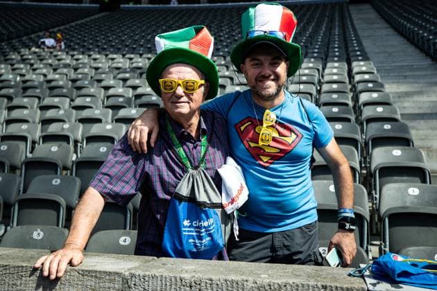 UEFA EURO, EM, Europameisterschaft,Fussball 2024: Schweiz - Italien; 29.06.2024 Fans von Italien bis zum Spielbeginn. UEFA EURO 2024: Schweiz - Italien; Olympiastadion, Berlin; 29.06.2024 Copyright: xBEAUTIFULxSPORTS Buriakovx