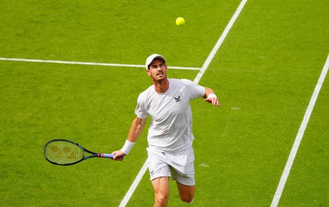 Andy Murray practices Wimbledon Tennis Championships, Practice and Previews, The All England Lawn Tennis and Croquet Club, London, UK - 29 Jun 2024  Copyright: xJavierxGarcia Shutterstockx 14560180bz