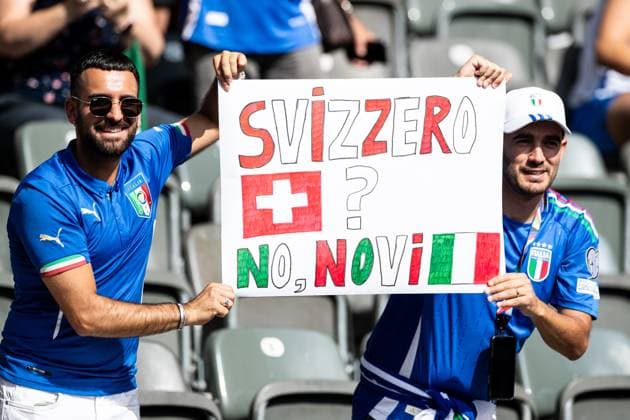 UEFA EURO, EM, Europameisterschaft,Fussball 2024: Schweiz - Italien; 29.06.2024 Fans von Italien bis zum Spielbeginn. UEFA EURO 2024: Schweiz - Italien; Olympiastadion, Berlin; 29.06.2024 Copyright: xBEAUTIFULxSPORTS Buriakovx