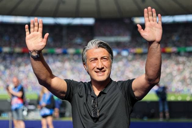 Murat Yakin (Schweiz, Trainer) , Fussball, UEFA , Europa Meisterschaft, (Achtelfinale) 2024, Schweiz vs. Italien, 29.06.2024, Olympiastadion Berlin, Berlin, Deutschland Berlin Olympiastadion Berlin Berlin Deutschland Copyright: xGrantxHubbsx