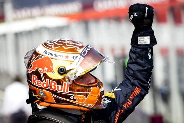 SPIELBERG - Max Verstappen (Red Bull Racing) reacts after qualifying on the Red Bull Ring race circuit for the Austrian Grand Prix. ANP SEM VAN DER WAL xVIxANPxSportx xxANPxIVx 502340887 originalFilename: 502340887.jpg