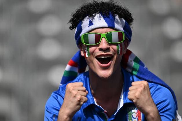 Db Berlino (Germania) 29 06 2024 - Euro 2024 Svizzera-Italia foto Daniele Buffa Image nella foto: tifosi Italia 