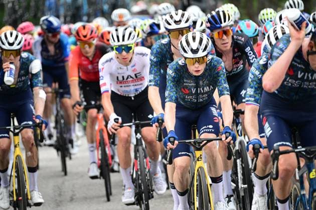 Sport Themen der Woche KW26 Sport Bilder des Tages Tour de France 2024 - Stage 01 RIMINI, ITALY - JUNE 29 : Vingegaard Jonas (DEN) of Team Visma Lease a Bike in action during stage 1 of the 111th edition of the Tour de France 2024 cycling race, a stage of 206 kms with start in Florence and finish in Rimini on June 29, 2024 in Rimini, Italy, 29 06 2024 Rimini Italy  Copyright: xPaponxBernardx