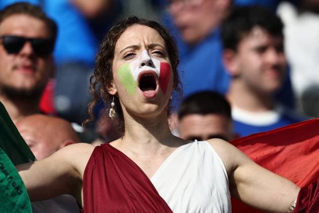 Berlino (Germania) 29 06 2024 - Euro 2024 Svizzera-Italia foto Image nella foto: tifosi Italia 