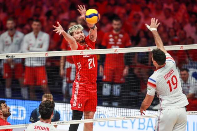2024.06.29 LODZ ATLAS ARENA FINAL LIGI NARODOW 2024 MEN™S VOLLEYBALL NATIONS LEAGUE 2024 POLSKA vs FRANCJA POLAND vs FRANCE N Z TOMASZ FORNAL FOTO: ARTUR KRASZEWSKI A.P.P.A. NEWSPIX.PL --- Newspix.pl POLAND OUT!  20240629APPA_7067AK