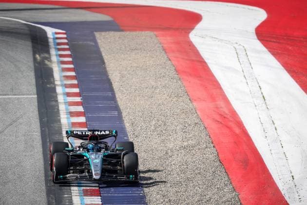 Foto IPP Enrico Schiavi Spielberg 29-06-2024 Formula 1 F1 Gran Premio di Austria 2024 Qualifiche nella foto: George Russell - Mercedes Spielberg italy  Copyright: xR4924_italyphotopressx