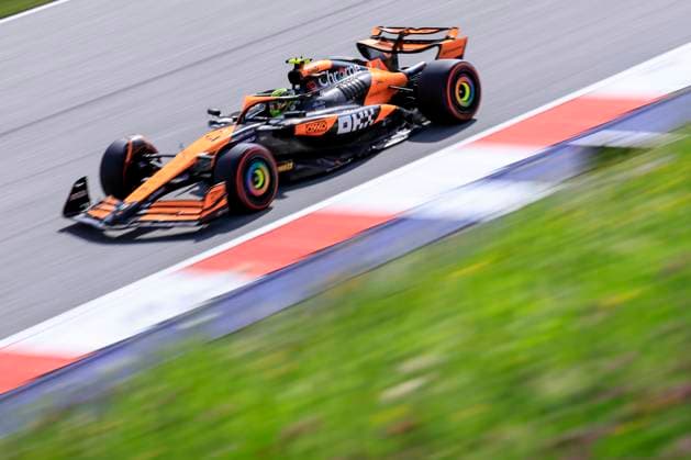 FORMULA 1 - GP of Austria 2024 SPIELBERG,AUSTRIA,29.JUN.24 - MOTORSPORTS, FORMULA 1 - Grand Prix of Austria, Red Bull Ring, qualifying. Image shows Lando Norris (GBR McLaren).  GEPAxpictures xMarioxBuehner-Weinrauch