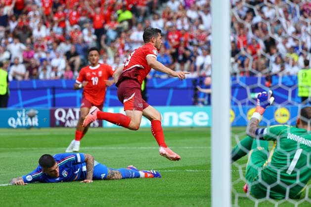 2024.06.29 Berlin Pilka nozna Reprezentacja Mistrzostwa Europy EURO 2024 Niemcy Szwajcaria - Wlochy N z Remo Freuler bramka gol radosc na 1-0 Foto Pawel Andrachiewicz PressFocus 2024.06.29 Berlin Football European Championships 2024 EURO 2024 Germany Switzerland - Italy Remo Freuler bramka gol radosc na 1-0 Credit: Pawel Andrachiewicz PressFocus NEWSPIX.PL --- Newspix.pl POLAND OUT!  20240629_xPF_PA049