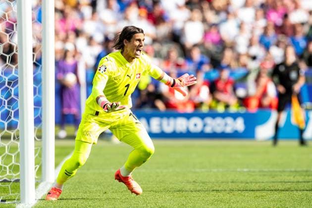 UEFA EURO, EM, Europameisterschaft,Fussball 2024: Schweiz - Italien; 29.06.2024 Yann Sommer (Schweiz, 1) UEFA EURO 2024: Schweiz - Italien; Olympiastadion, Berlin; 29.06.2024 Copyright: xBEAUTIFULxSPORTS Buriakovx