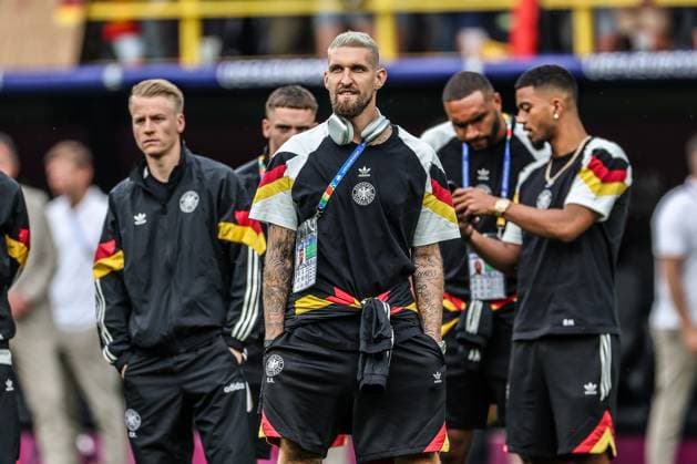 Fussball, UEFA EURO, EM, Europameisterschaft,Fussball 2024 Achtelfinale Deutschland - Dänemark 29.06.2024, BVB Stadium Dortmund Robert Andrich (Deutschland, 23) Dortmund BVB Stadium Dortmund Nordrhein-Westfahlen Deutschland