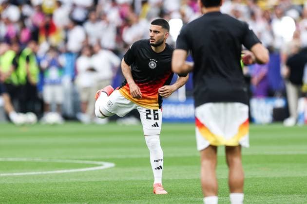 Fussball, UEFA EURO, EM, Europameisterschaft,Fussball 2024 Achtelfinale Deutschland - Dänemark 29.06.2024, BVB Stadium Dortmund Deniz Undav (Deutschland, 26) Dortmund BVB Stadium Dortmund Nordrhein-Westfahlen Deutschland