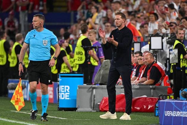 Fußball, Herren, Saison 2023 24, Euro EM 2024 (Achtelfinale in Dortmund), Deutschland - Dänemark, Trainer Bundestrainer Julian Nagelsmann (Deutschland) , 29.06. 2024, Copyright: xMatthiasxKochx