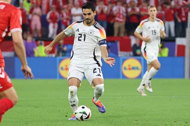 29.06.2024, Fussball, Herren, UEFA Europameisterschaft 2024, Achtelfinale, Deutschland - Dänemark, Ilkay Guendogan (Deutschland) Dortmund Signal-Iduna-Park Nordrhein-Westfalen Deutschland (DE) Copyright: xSebastianxBachx