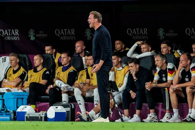 UEFA EURO, EM, Europameisterschaft,Fussball 2024: Deutschland - Dänemark; 29.06.2024 Julian Nagelsmann (Deutschland, Cheftrainer) brüllt.UEFA EURO 2024: Deutschland - Dänemark; BVB Stadion Dortmund, Dortmund am 29.06.2024 Copyright: xBEAUTIFULxSPORTS Wunderlx