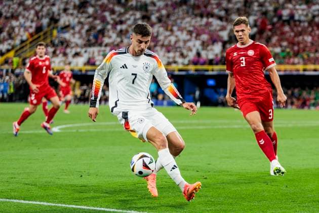 UEFA EURO, EM, Europameisterschaft,Fussball 2024: Deutschland - Dänemark; 29.06.2024 Kai Havertz (Deutschland, 7). UEFA EURO 2024: Deutschland - Dänemark; BVB Stadion Dortmund, Dortmund am 29.06.2024 Copyright: xBEAUTIFULxSPORTS Wunderlx
