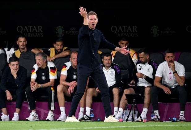 Fussball Euro 2024 Achtelfinale 29.06.2024 Deutschland - Daenemark Bundestrainer Julian Nagelsmann (Deutschland)