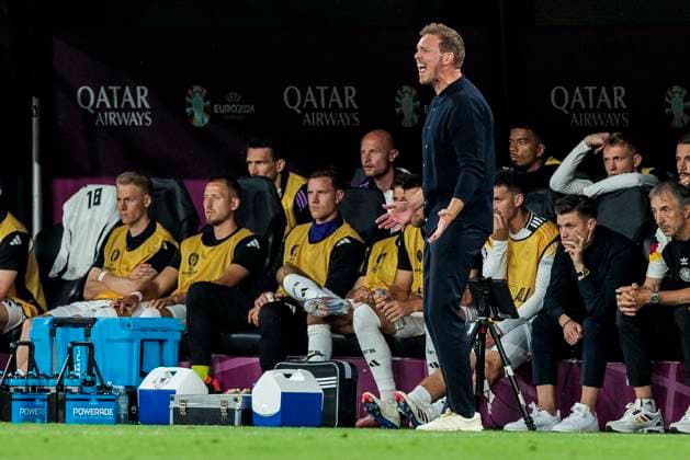 UEFA EURO, EM, Europameisterschaft,Fussball 2024: Deutschland - Dänemark; 29.06.2024 Julian Nagelsmann (Deutschland, Cheftrainer) brüllt.UEFA EURO 2024: Deutschland - Dänemark; BVB Stadion Dortmund, Dortmund am 29.06.2024 Copyright: xBEAUTIFULxSPORTS Wunderlx