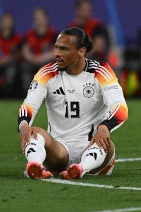 29.06.2024, xpsx, Fussball EM 2024 1 8 Finale, Deutschland - Dänemark emspor, v.l. Leroy Sane (Deutsche Fussball Nationalmannschaft DFB) (DFL DFB REGULATIONS PROHIBIT ANY USE OF PHOTOGRAPHS as IMAGE SEQUENCES and or QUASI-VIDEO) Dortmund