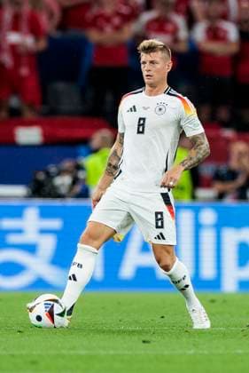 UEFA EURO, EM, Europameisterschaft,Fussball 2024: Deutschland - Dänemark; 29.06.2024 Toni Kroos (Deutschland, 8). UEFA EURO 2024: Deutschland - Dänemark; BVB Stadion Dortmund, Dortmund am 29.06.2024 Copyright: xBEAUTIFULxSPORTS Wunderlx