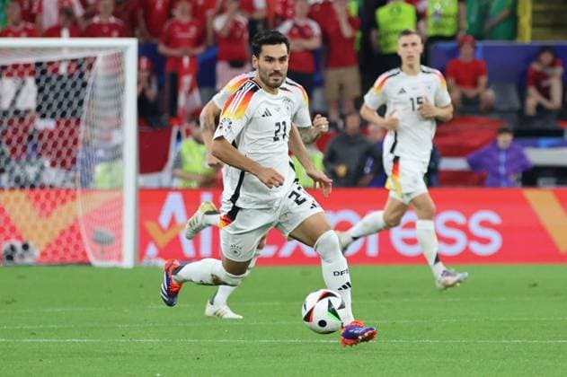 29.06.2024, Fussball, Herren, UEFA Europameisterschaft 2024, Achtelfinale, Deutschland - Dänemark, Ilkay Guendogan (Deutschland) Dortmund Signal-Iduna-Park Nordrhein-Westfalen Deutschland (DE) Copyright: xSebastianxBachx