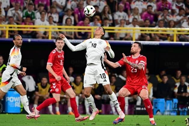 Jamal Musiala 10 (Deutschland), Deutschland vs. Daenemark, Fussball, UEFA EURO, EM, Europameisterschaft,Fussball 2024, Achtelfinale, 29.06.2024 Dortmund Nordrhein-Westfalen Deutschland