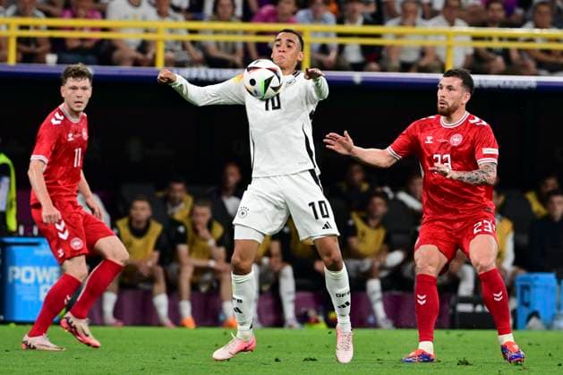 Jamal Musiala 10 (Deutschland), Deutschland vs. Daenemark, Fussball, UEFA EURO, EM, Europameisterschaft,Fussball 2024, Achtelfinale, 29.06.2024 Dortmund Nordrhein-Westfalen Deutschland