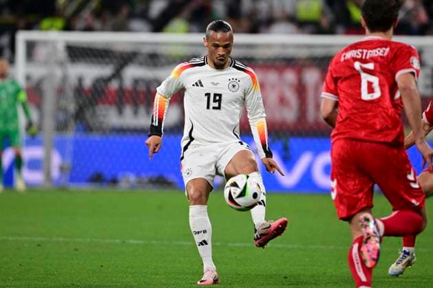 Leroy SanÃ 19 (Deutschland), Deutschland vs. Daenemark, Fussball, UEFA EURO, EM, Europameisterschaft,Fussball 2024, Achtelfinale, 29.06.2024 Dortmund Nordrhein-Westfalen Deutschland