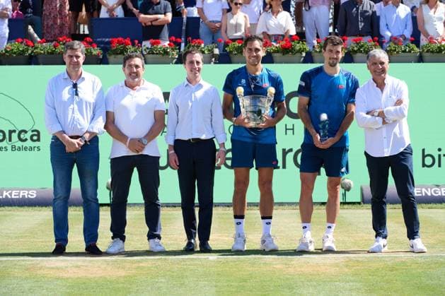 Calvia,Spain - June 29, 2024: Alejandro Tabilo competing during Mallorca Championships ATP250 hosted by Mallorca country club. Cordon Press  FJVILLEGAS
