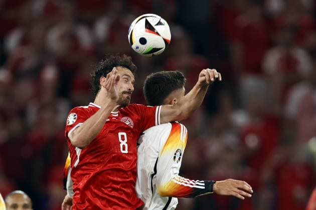 Dortmund - Thomas Delaney of Denmark during the UEFA EURO, EM, Europameisterschaft,Fussball 2024 round of 16 match between Germany and Denmark at BVB Stadium Dortmund on June 29, 2024 in Dortmund, Germany. ANP Hollandse Hoogte MAURICE VAN STEEN UEFA EURO 2024 2024 xVIxANPxSportx xVanxSteenxFotografiexIVx 502369462 originalFilename: 502369462.jpg