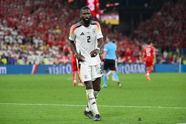 Fußball, Herren, Saison 2023 24, Euro EM 2024 (Achtelfinale in Dortmund), Deutschland - Dänemark, Antonio Rüdiger Ruediger (Deutschland) , 29.06. 2024, Copyright: xMatthiasxKochx