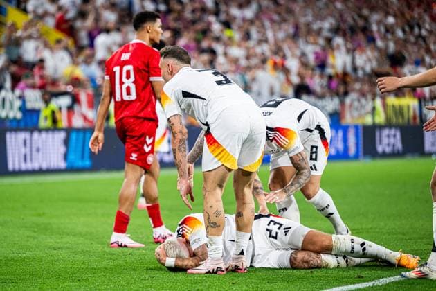 240629 Robert Andrich of Germany during the UEFA EURO, EM, Europameisterschaft,Fussball 2024 Football Championship round of 16 match between Germany and Denmark on June 29, 2024 in Dortmund. Photo: Jesper Zerman BILDBYRAN kod JZ JZ0545 fotboll football soccer fotball fotbolls-em europamästerskap em uefa euro uefa european football championship euro 2024 tyskland germany danmark denmark bbeng Copyright: JESPERxZERMAN BB240629JZ123