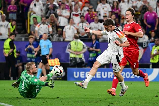 Florian Wirtz 17 (Deutschland), Deutschland vs. Daenemark, Fussball, UEFA EURO, EM, Europameisterschaft,Fussball 2024, Achtelfinale, 29.06.2024 Dortmund Nordrhein-Westfalen Deutschland