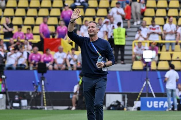 Trainer Kasper Hjulmand (Dänemark) vor dem Spiel 29.06.2024, Fussball Europameisterschaft 2024, Achtelfinale Deutschland - Dänemark 2:0 Dortmund Nordrhein Westfalen Deutschland